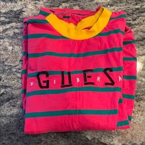 guess striped shirt